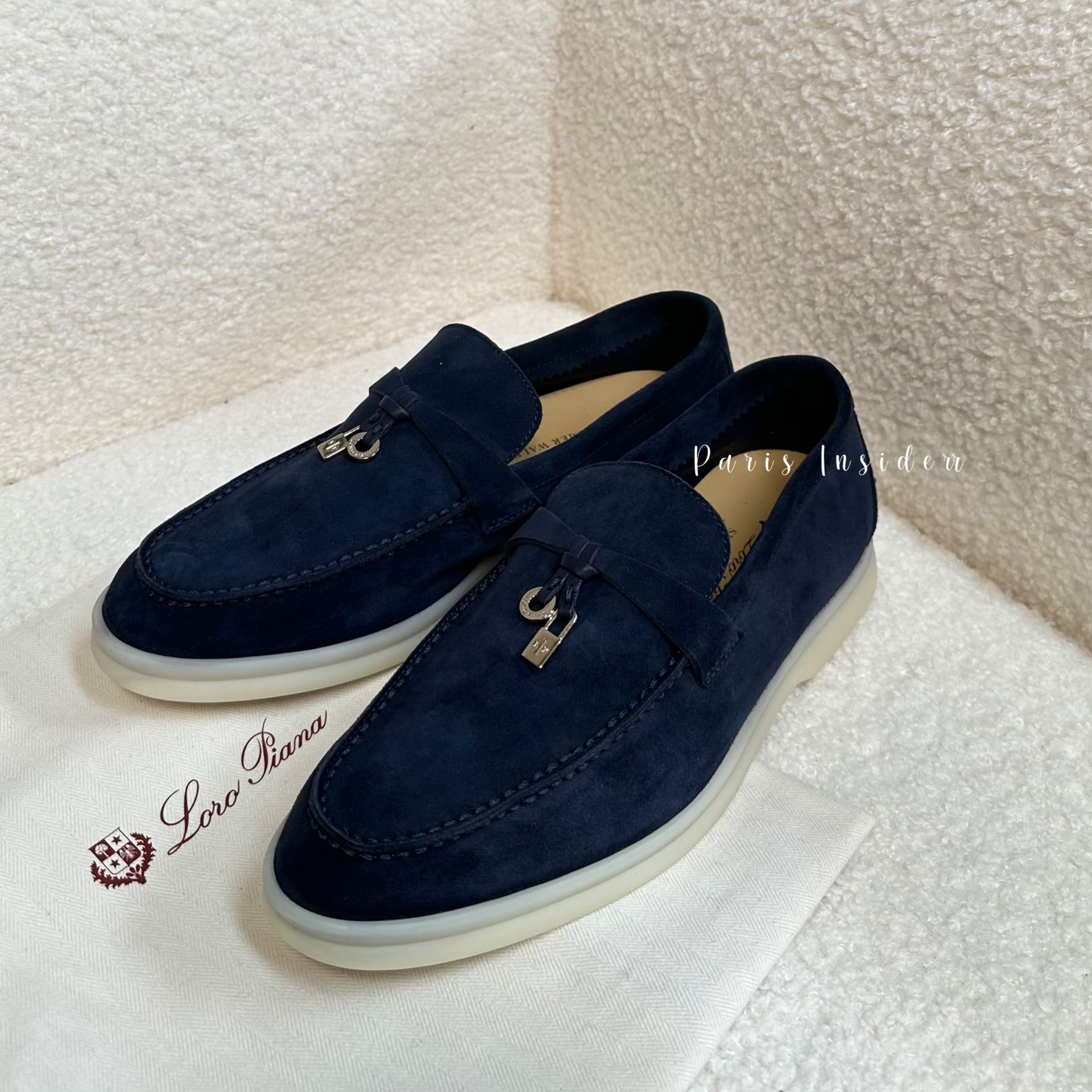 Loro Piana Summer Charms Walk Loafer - Argo Blue Melange 午夜藍 - Image 3