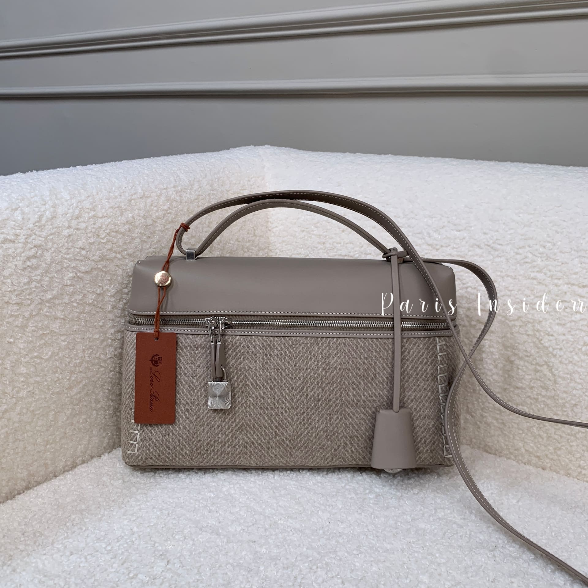 Loro Piana Extra Bag L27 - Dove/Antique Silver 鴿子灰
