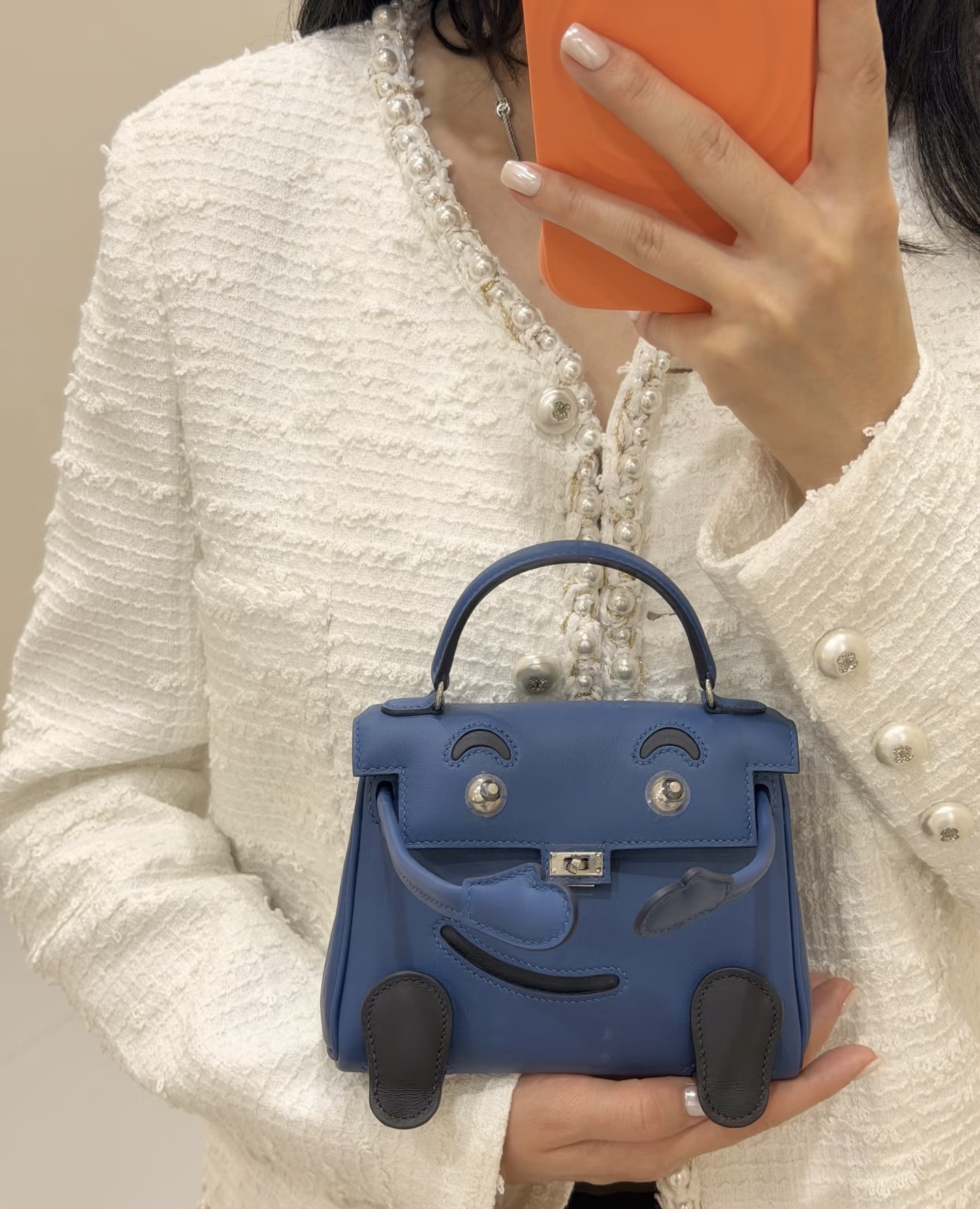 Hermes Kelly Dole - Bleu Tie / Caban 扎染藍 - Image 7