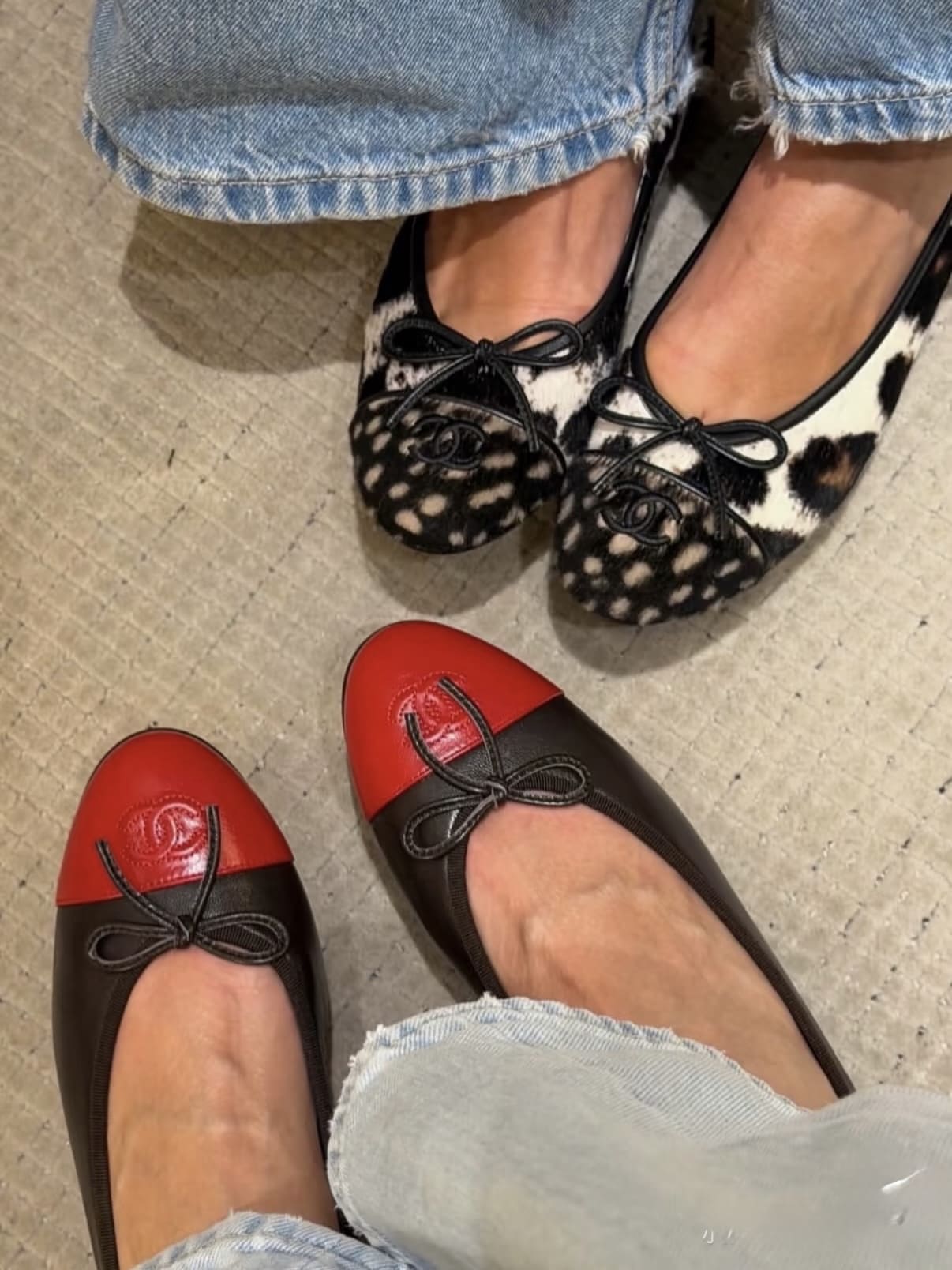 Chanel 26S Bella Flats G02819 - Dark Brown & Red(深啡色及紅色) - Image 5