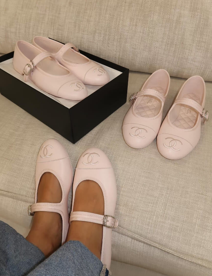 Chanel 26P MaryJane Ballet Flats G46467- Light Pink (淺粉紅色) - Image 5