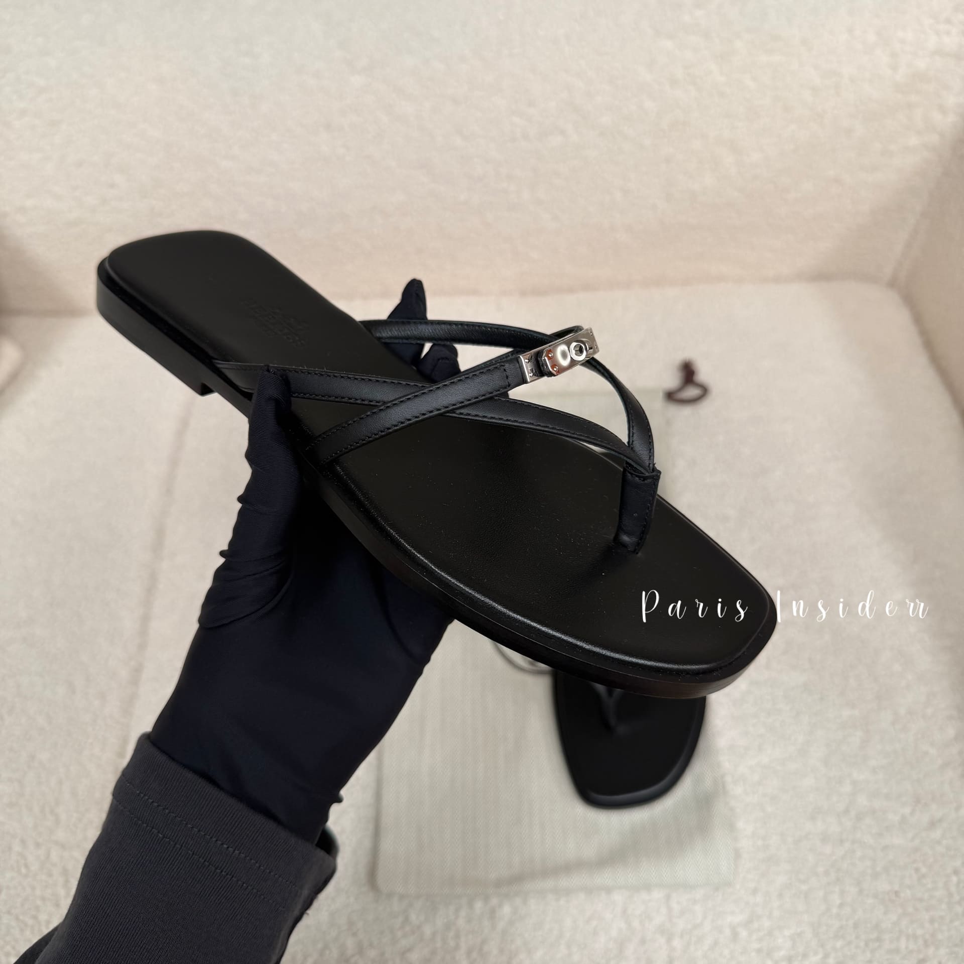Hermes Miss Sandal - Noir 黑色 - Image 2