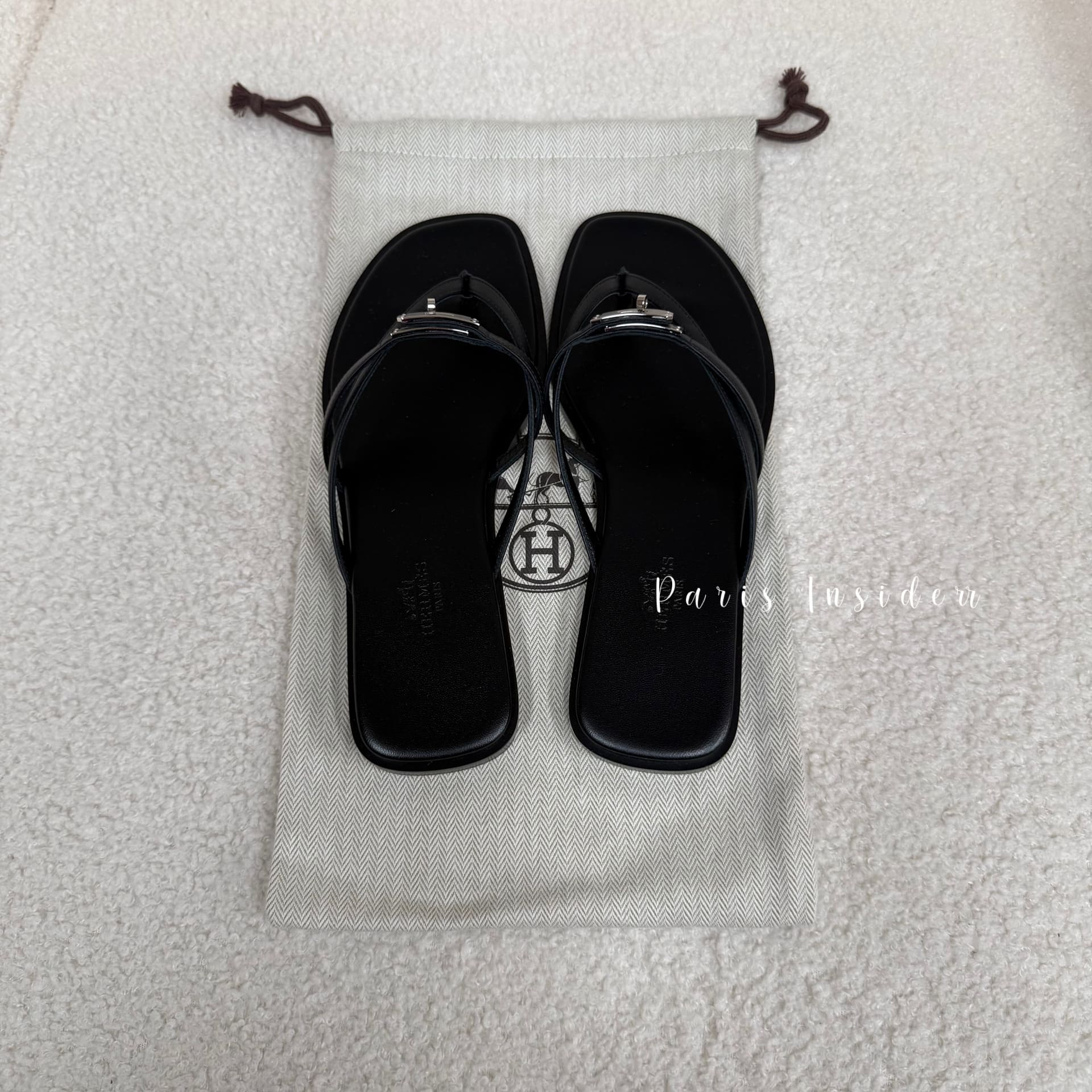 Hermes Miss Sandal - Noir 黑色 - Image 3