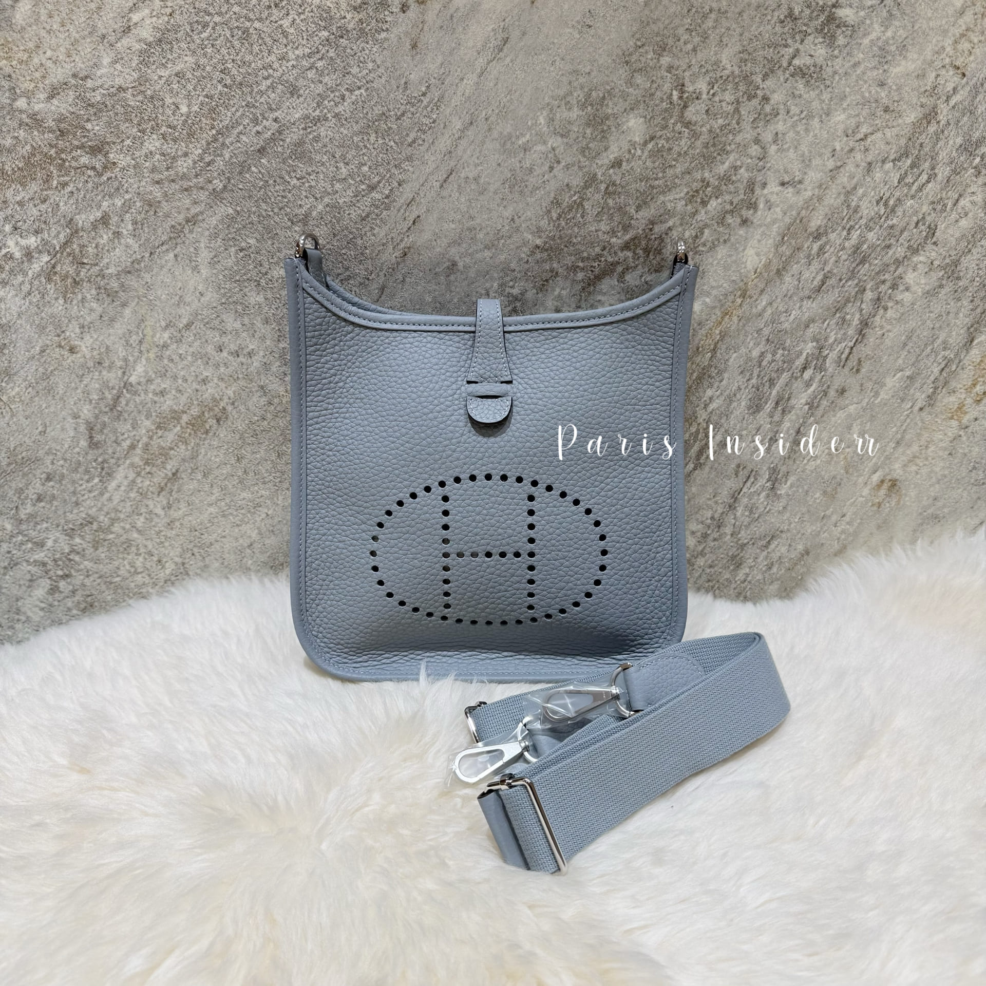 Hermes Evelyne 23 - P0 Gris Pantin PHW