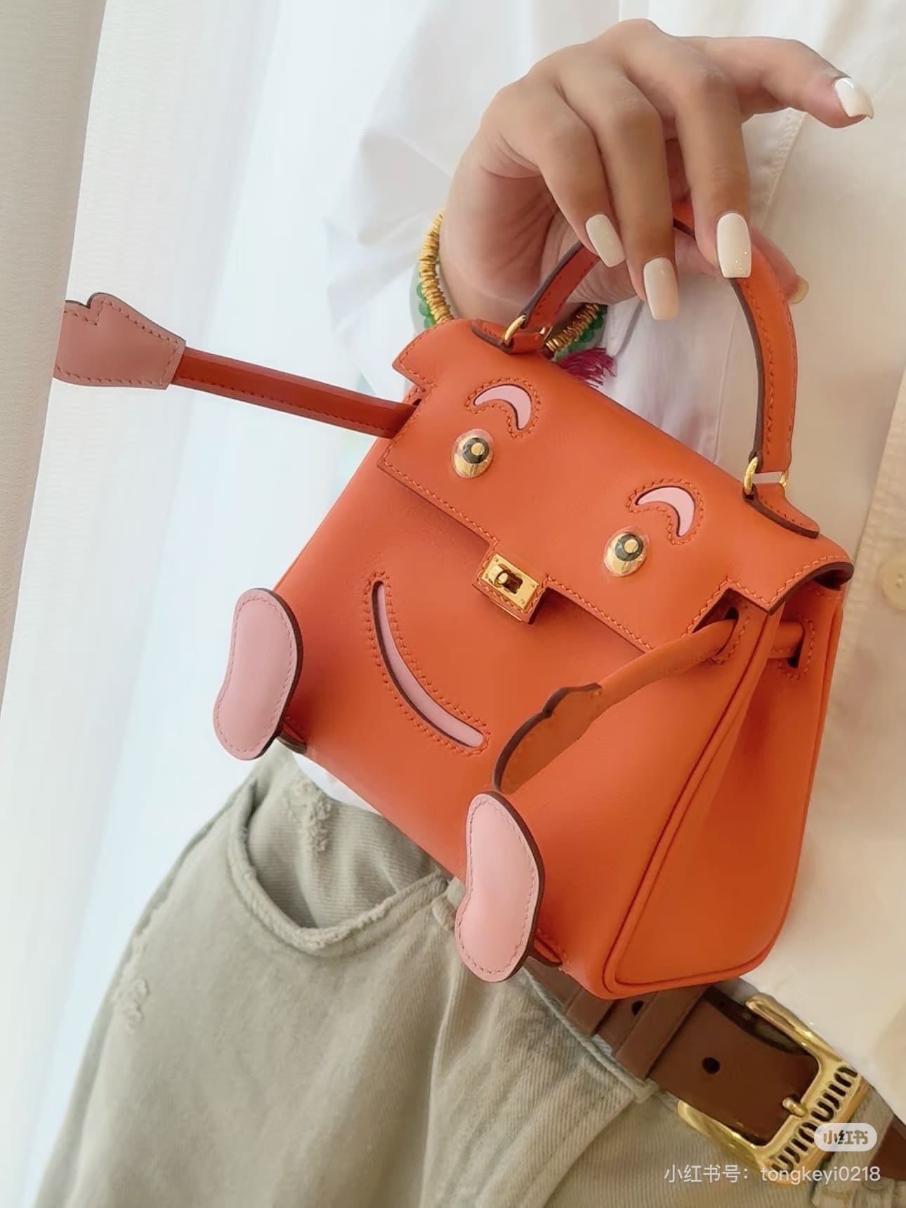 Hermes Kelly Doll - 93 Orange GHW (愛馬仕橙) - Image 4
