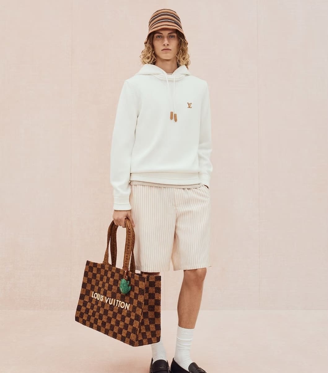 Louis Vuitton Knitted Summery Hoodie - White (白色) - Image 4