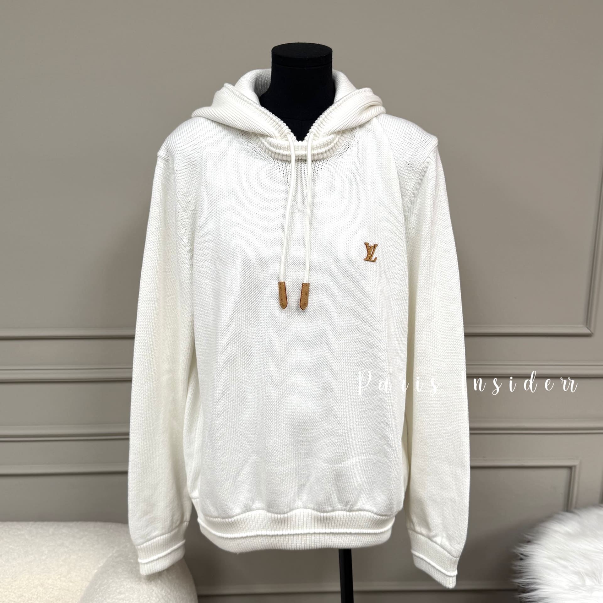 Louis Vuitton Knitted Summery Hoodie - White (白色)