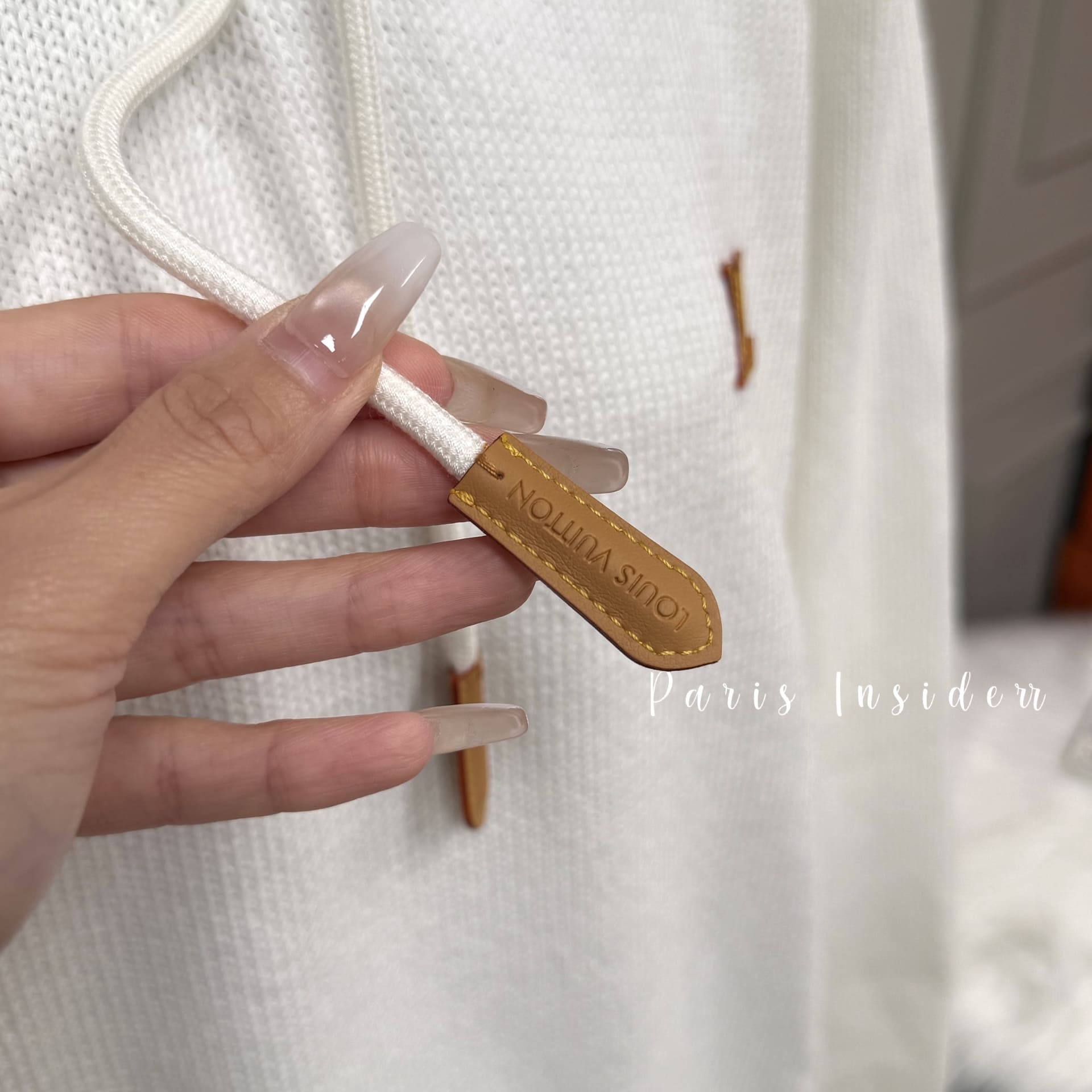 Louis Vuitton Knitted Summery Hoodie - White (白色) - Image 3