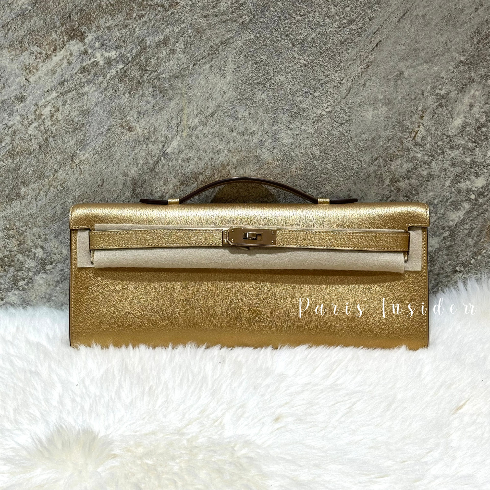 Hermes Kelly Cut - Y9 Dore GHW (鎏金色)