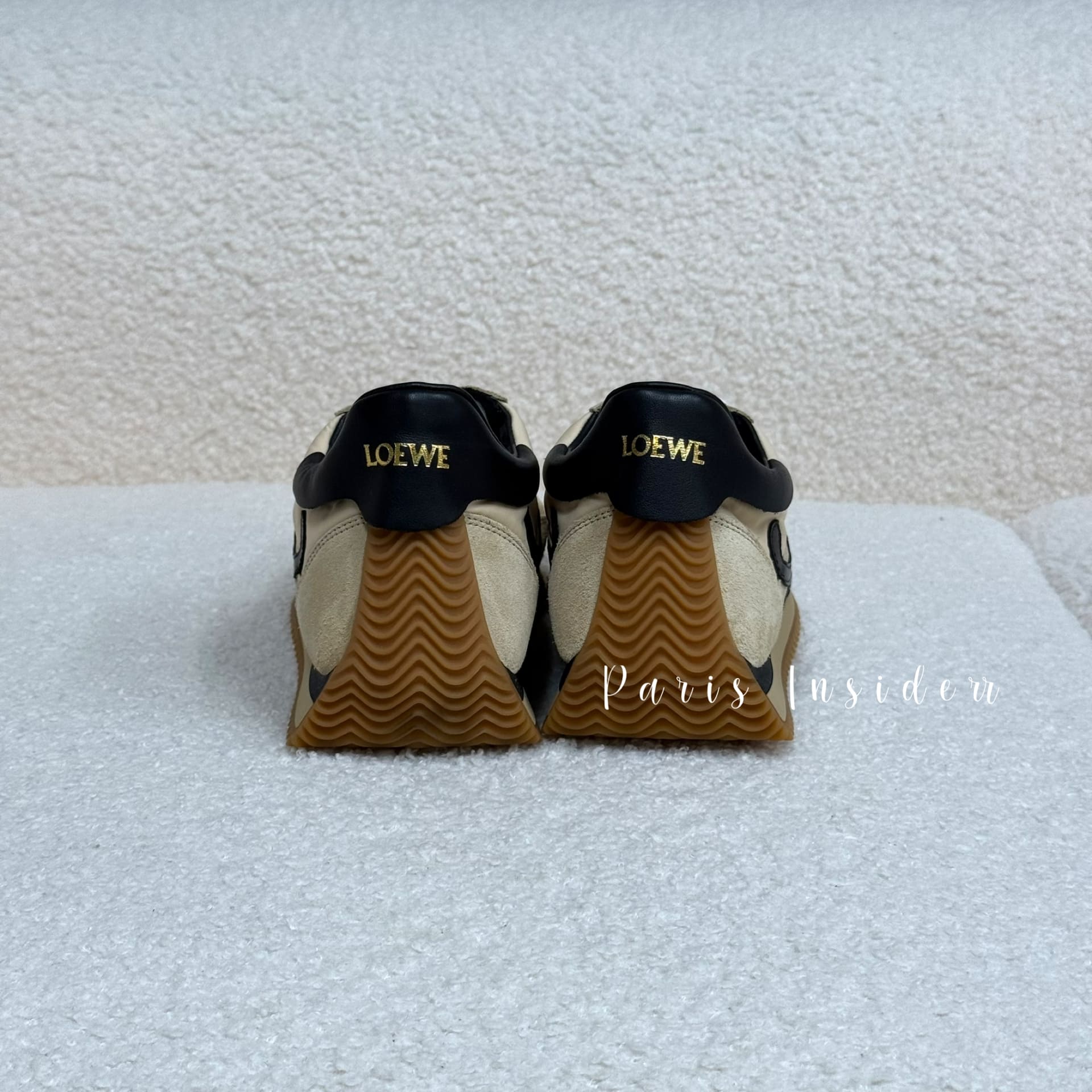 Loewe Flow Runner nylon and suede - Gold / Black (棕色 /黑色) - Image 3