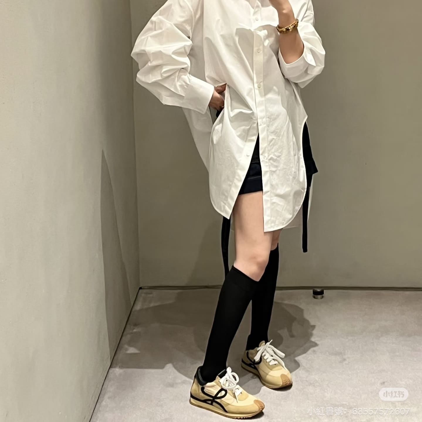 Loewe Flow Runner nylon and suede - Gold / Black (棕色 /黑色) - Image 4