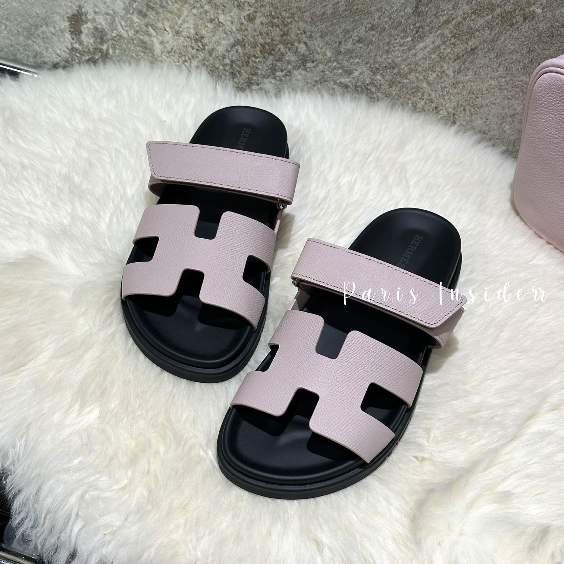 Hermes Chypre Sandal - Rose Cancan - Image 2