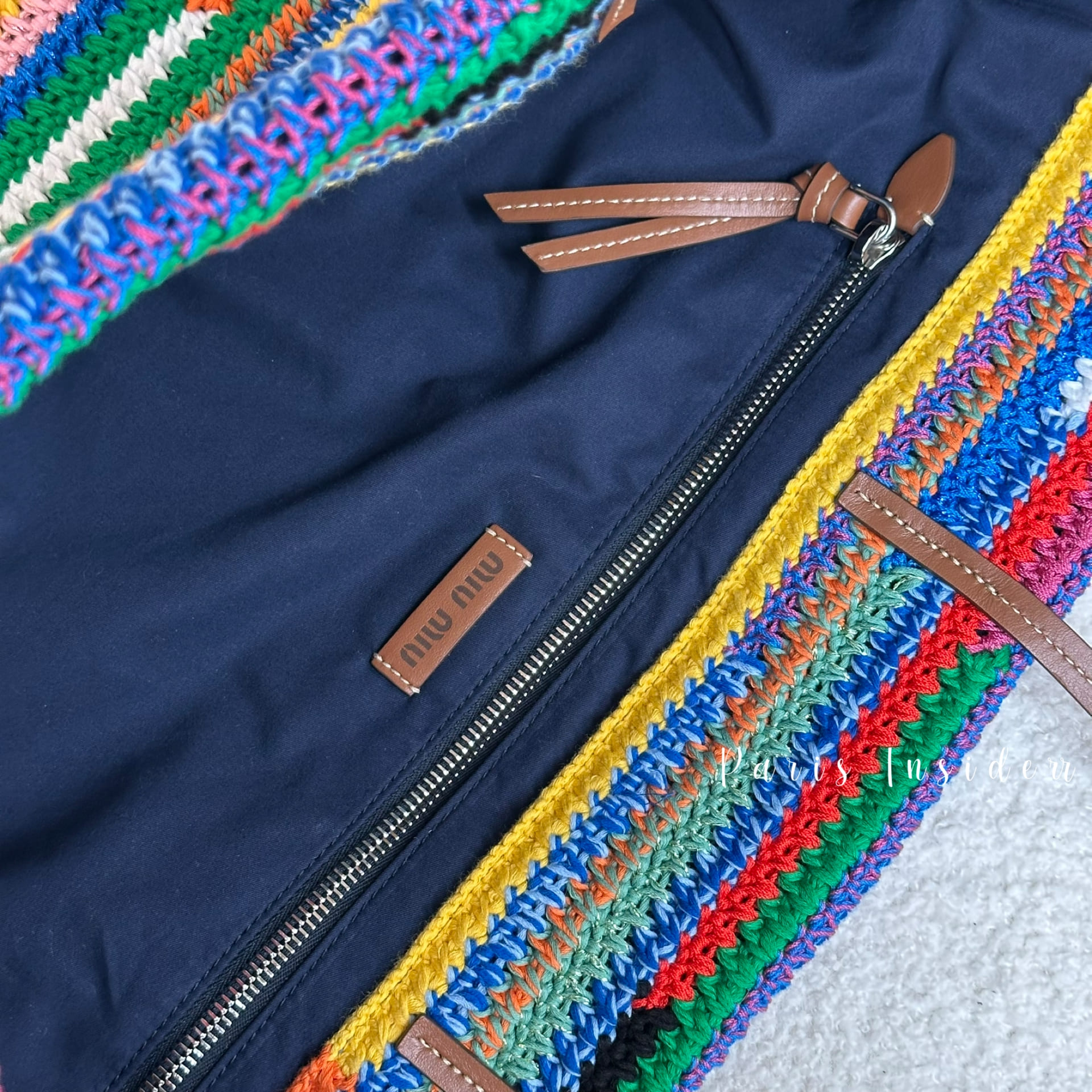 Miu Miu Crochet Tote Bag - Multicolored (彩色) - Image 3