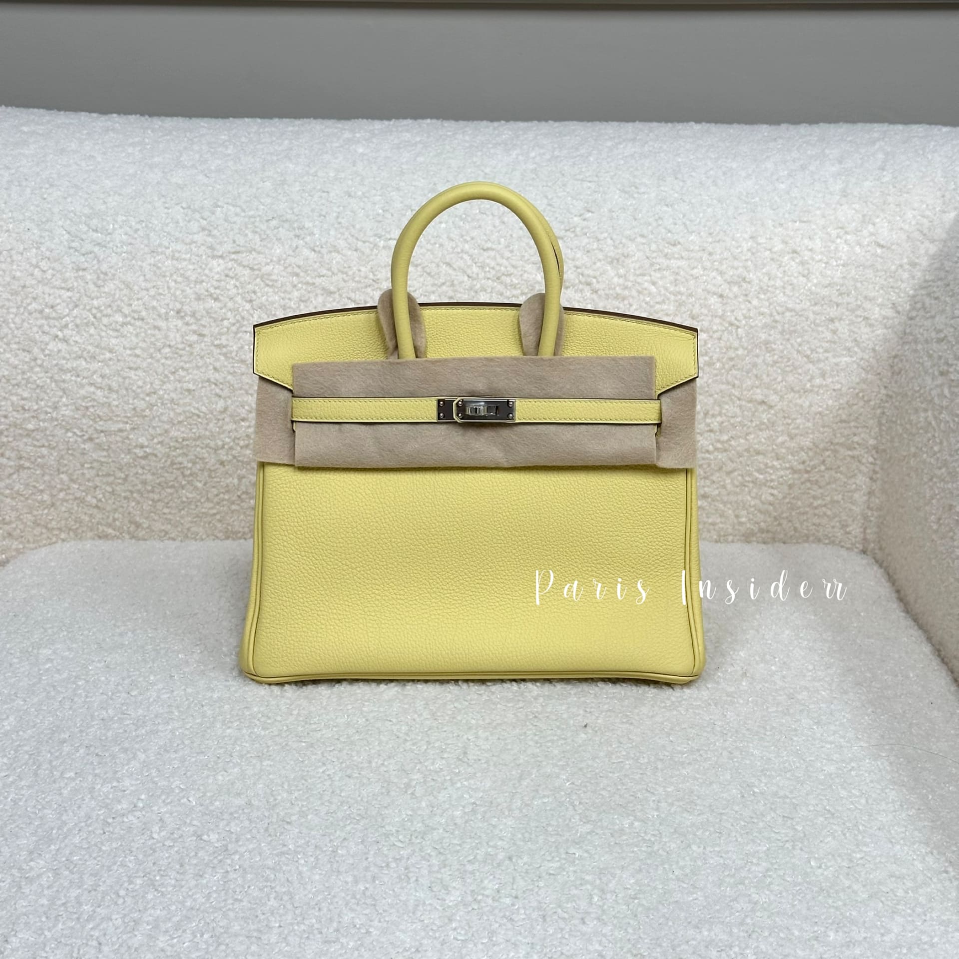 Hermes Birkin 25 - 1Z Jaune Poussin PHW(小雞黃)