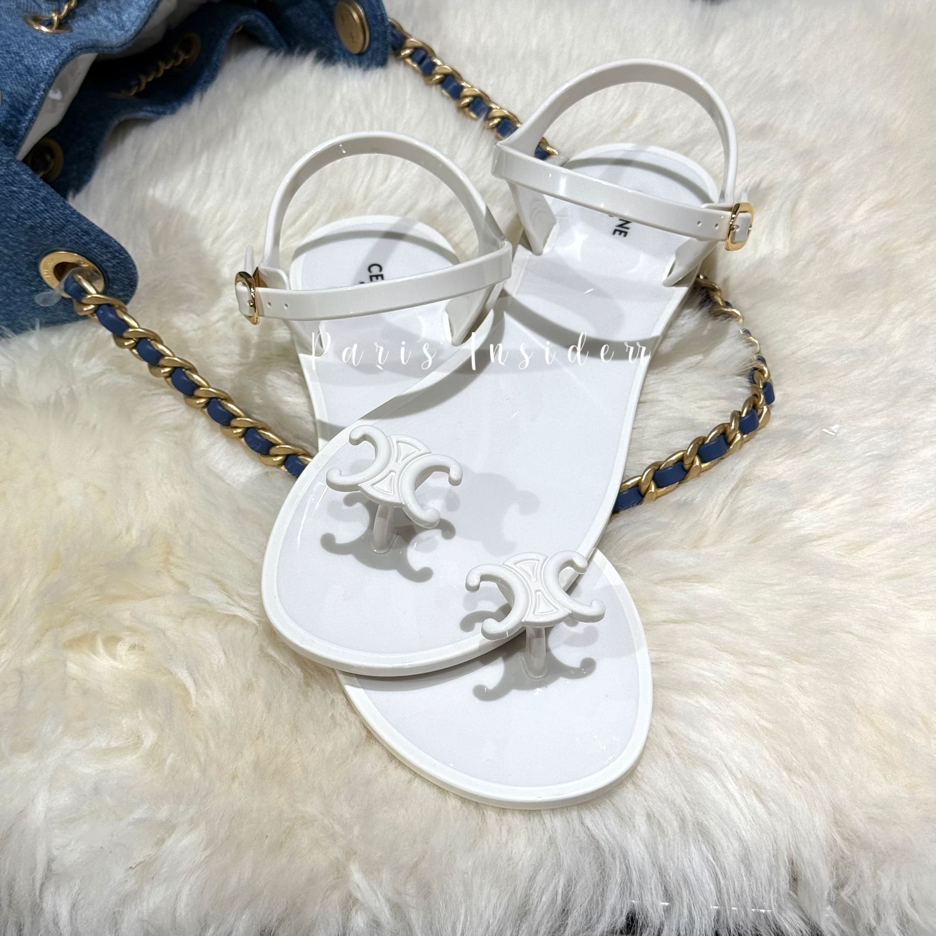 Celine Jelly Bay Sandal - Chalk (粉筆白)