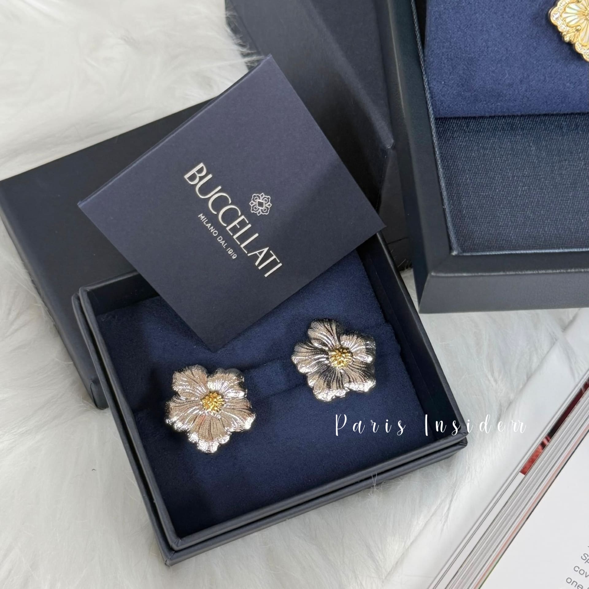 Buccellati Blossoms Gardenia Earrings