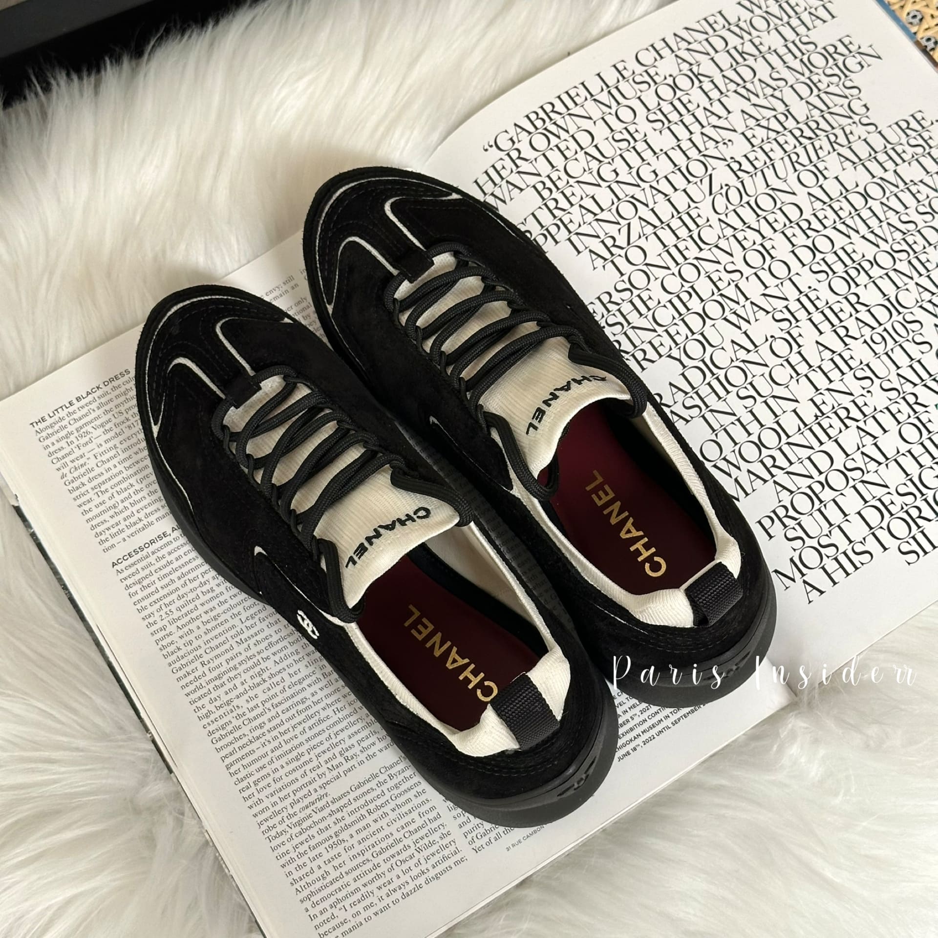 Chanel 26A Trainers G47415 - Black & White (黑/白) - Image 3