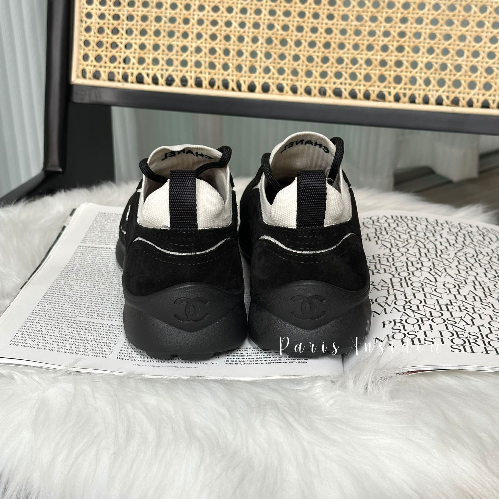 Chanel 26A Trainers G47415 - Black & White (黑/白) - Image 4