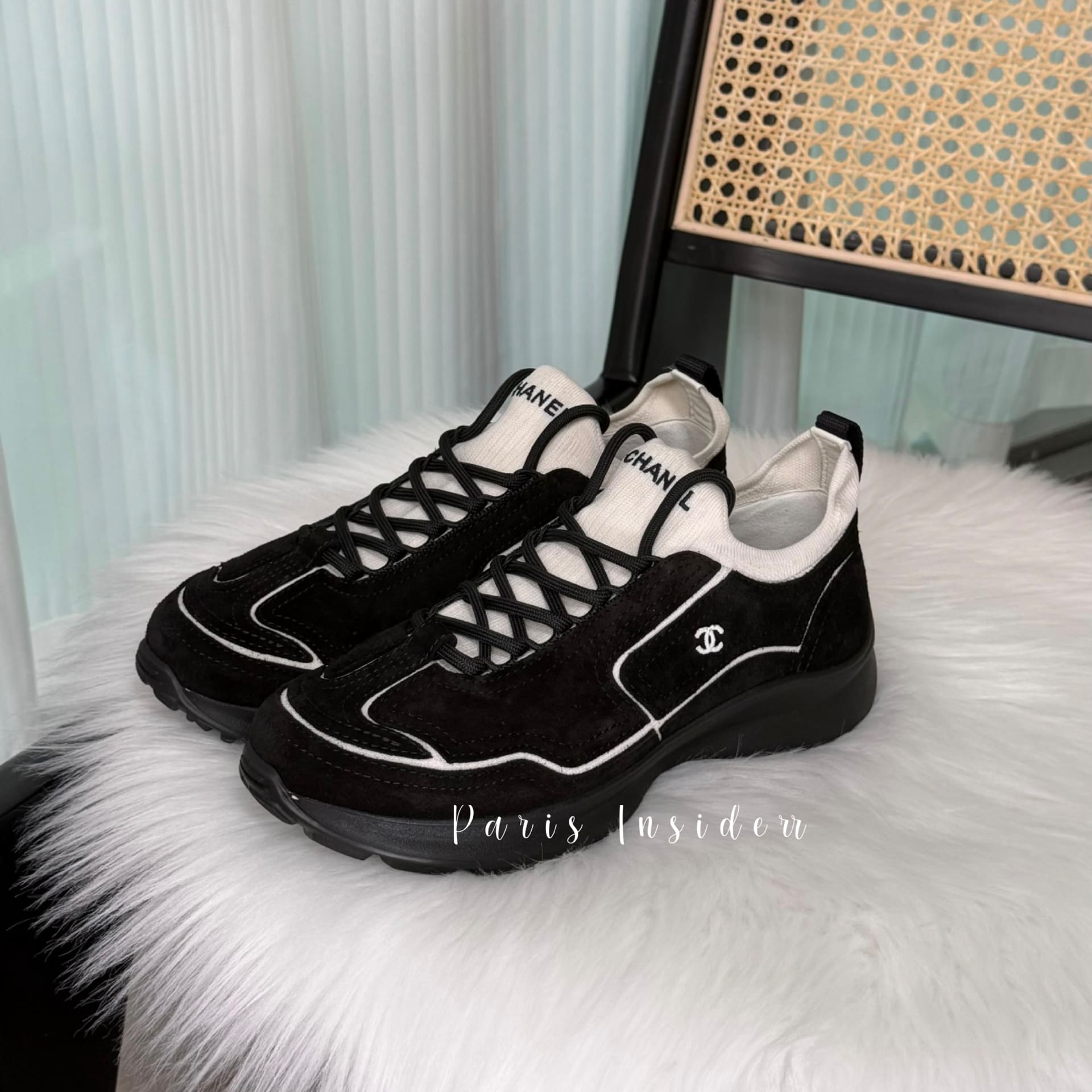 Chanel 26A Trainers G47415 - Black & White (黑/白)