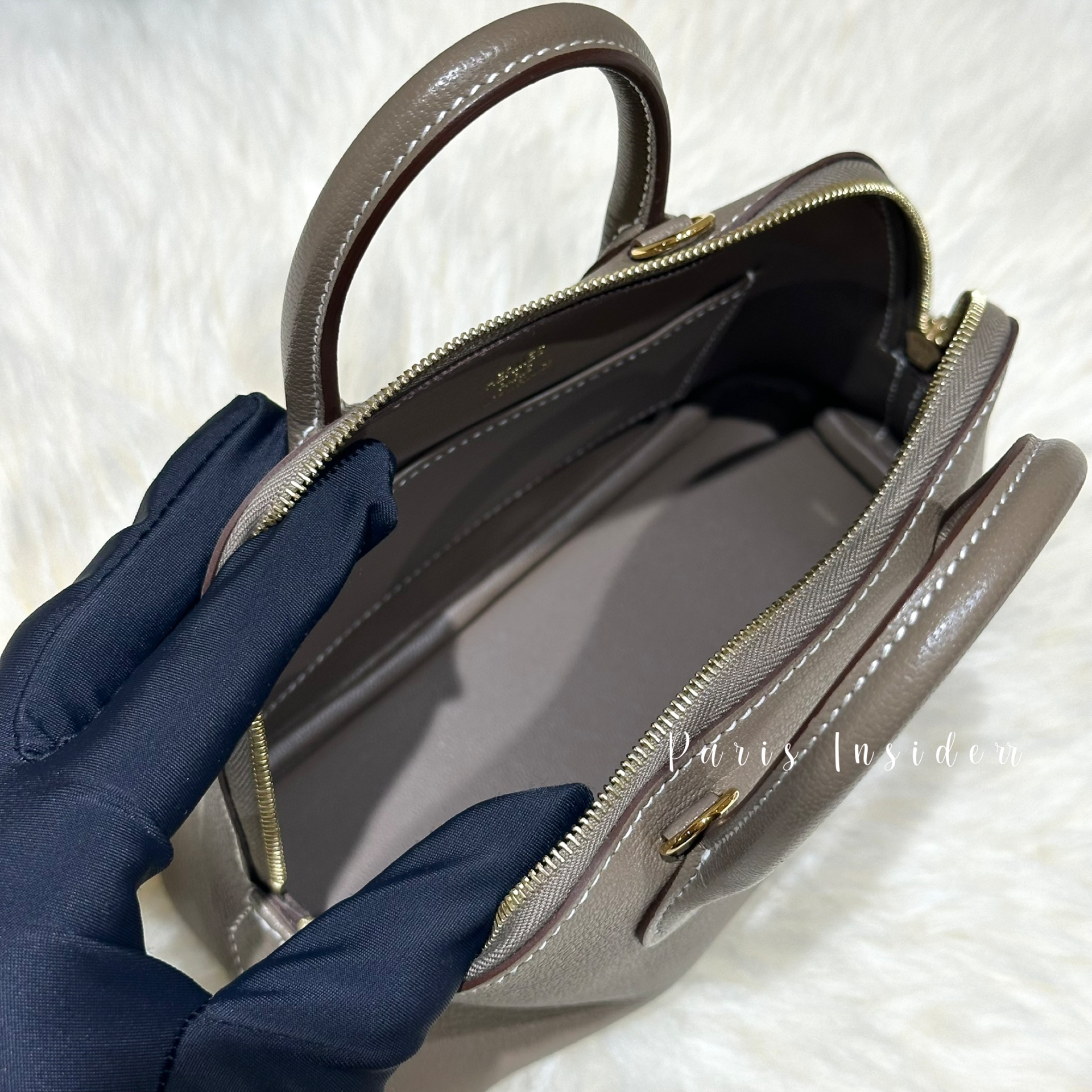 Hermes Mini Bolide - Etoupe GHW (大象灰 金扣) - Image 2
