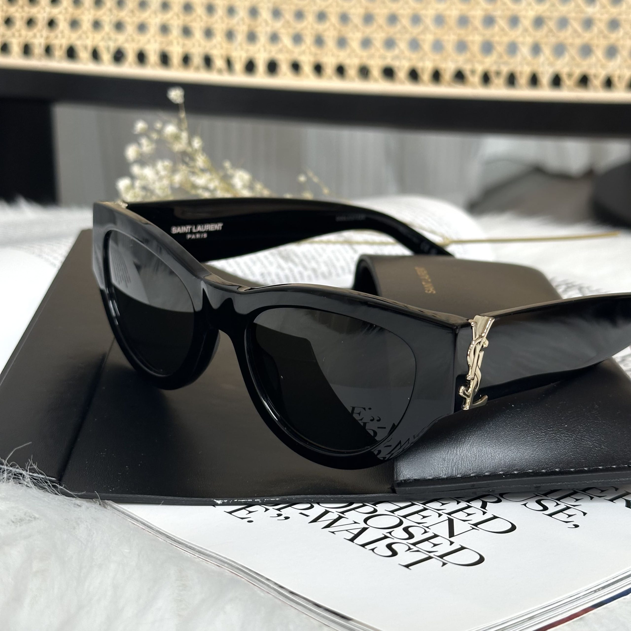 Saint Laurent SL M94 Sunglasses - Black - Image 3