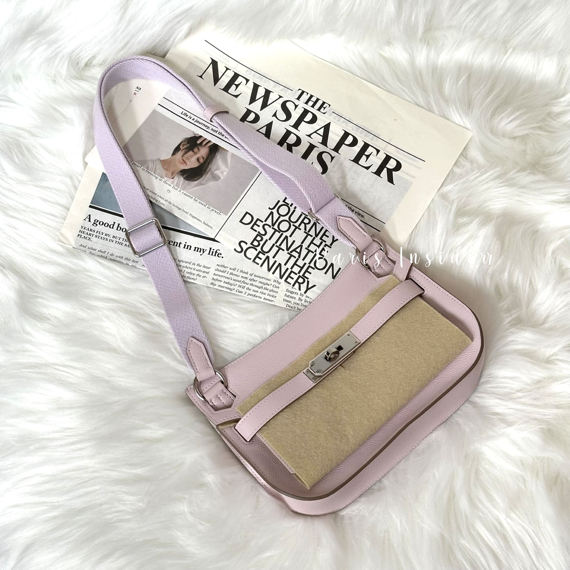 Hermes Mini Jypsiere - 9W Mauve Pale PHW (夢幻紫 銀扣) - Image 6