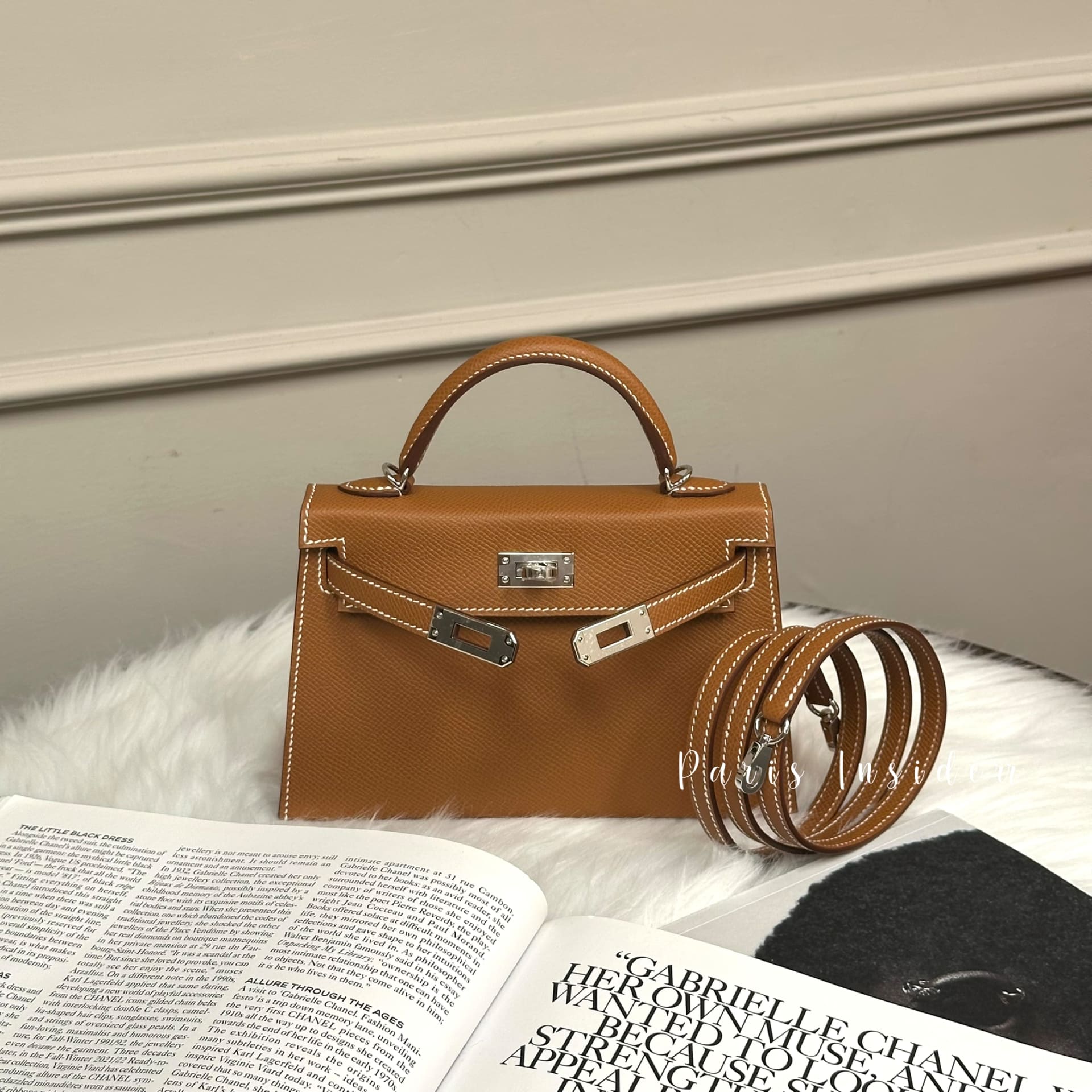 Hermes MIni Kelly II - 06 Gold PHW (金棕色 銀扣)