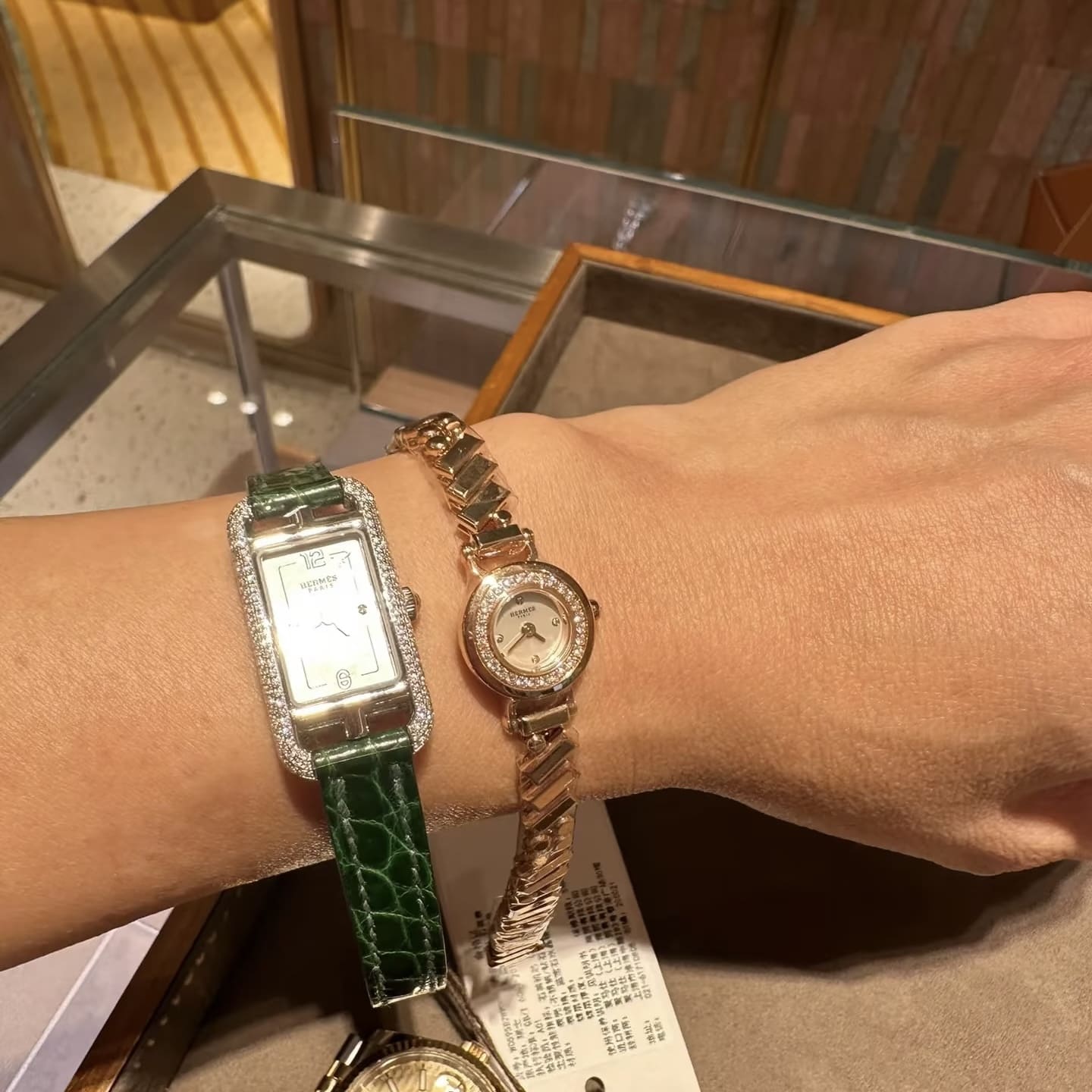 Hermes Cape Cod watch 31mm - Vert Moyen (中綠色) - Image 4
