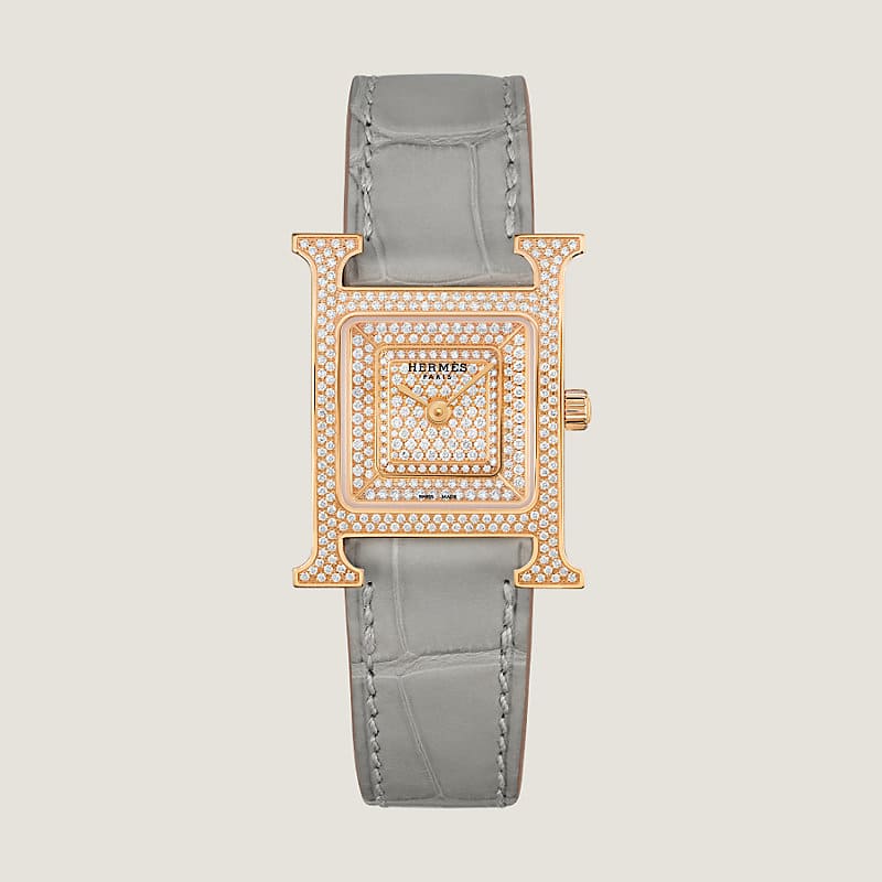 Hermes Heure H watch 25mm - Gris Perle (珍珠灰) - Image 5