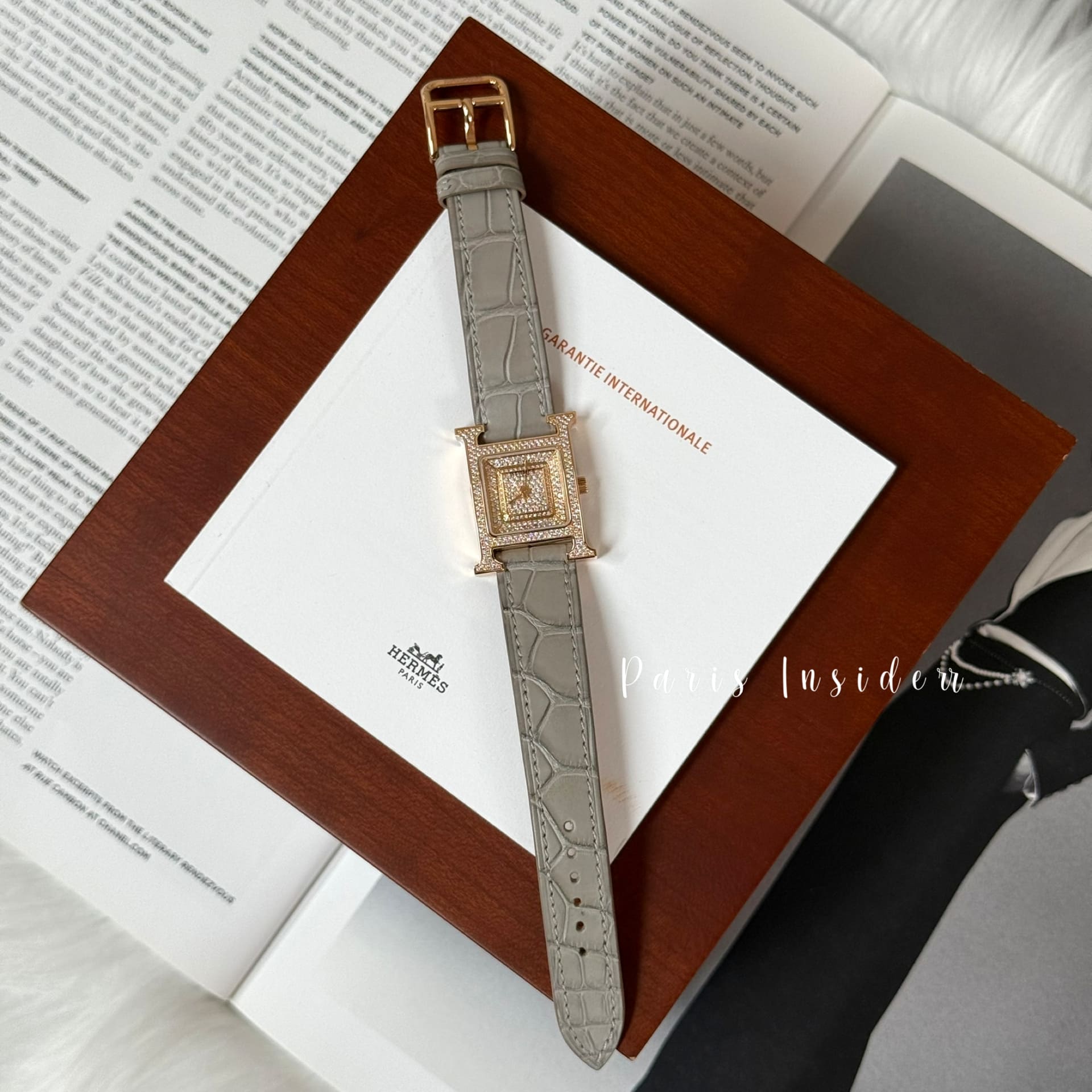 Hermes Heure H watch 25mm - Gris Perle (珍珠灰) - Image 2