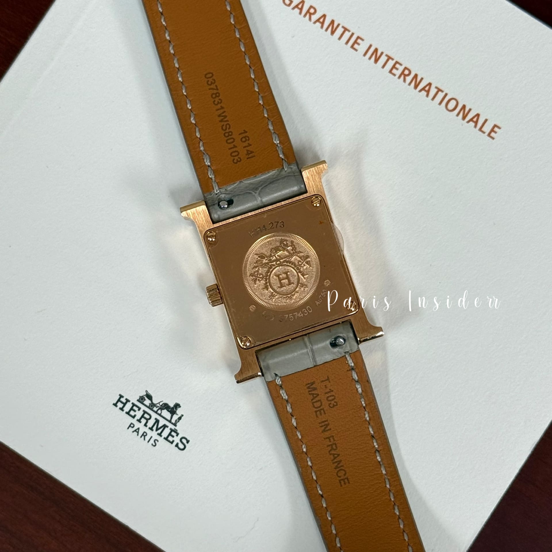 Hermes Heure H watch 25mm - Gris Perle (珍珠灰) - Image 4