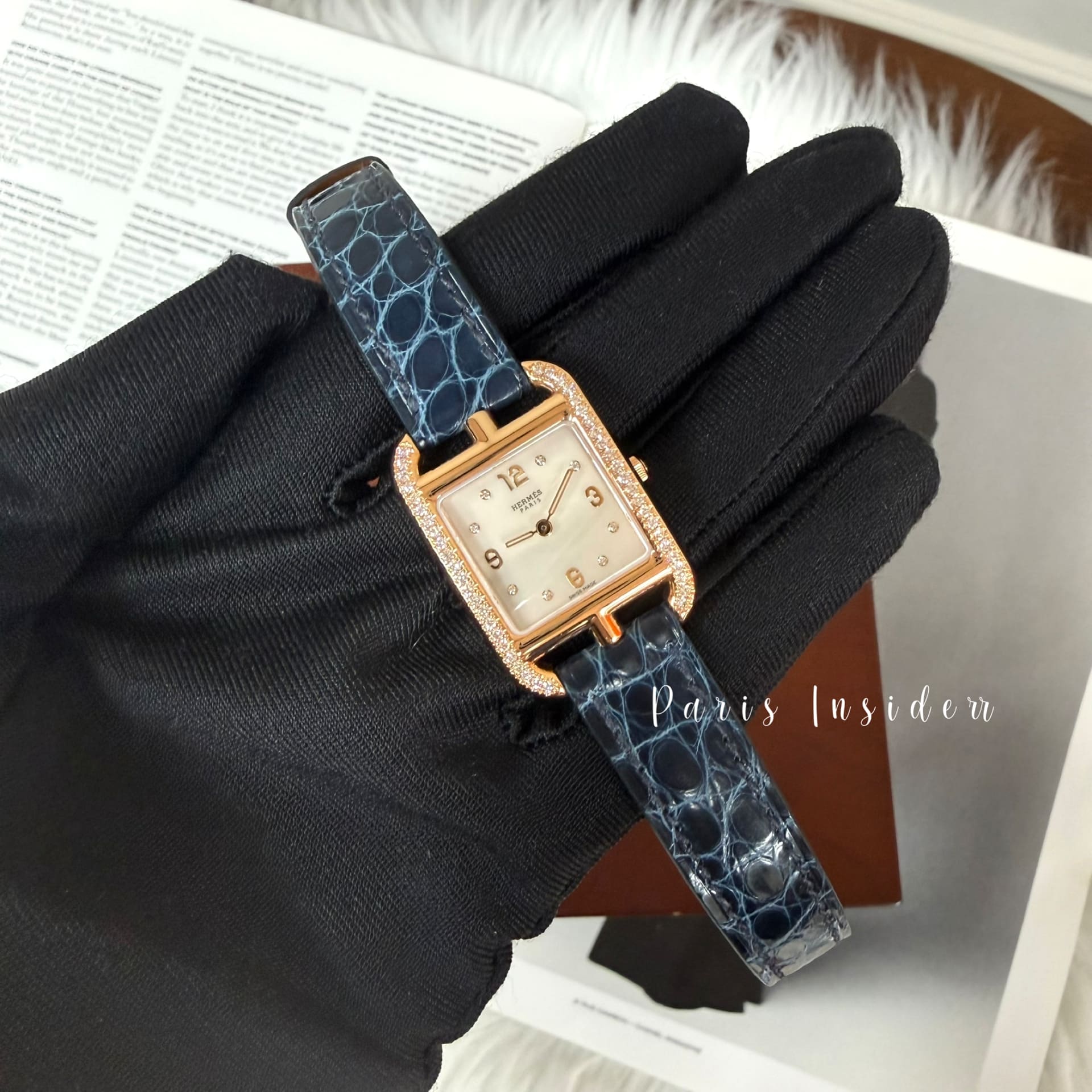 Hermes Cape Cod watch 31mm - Bleu Saphir (藍寶石色) - Image 3