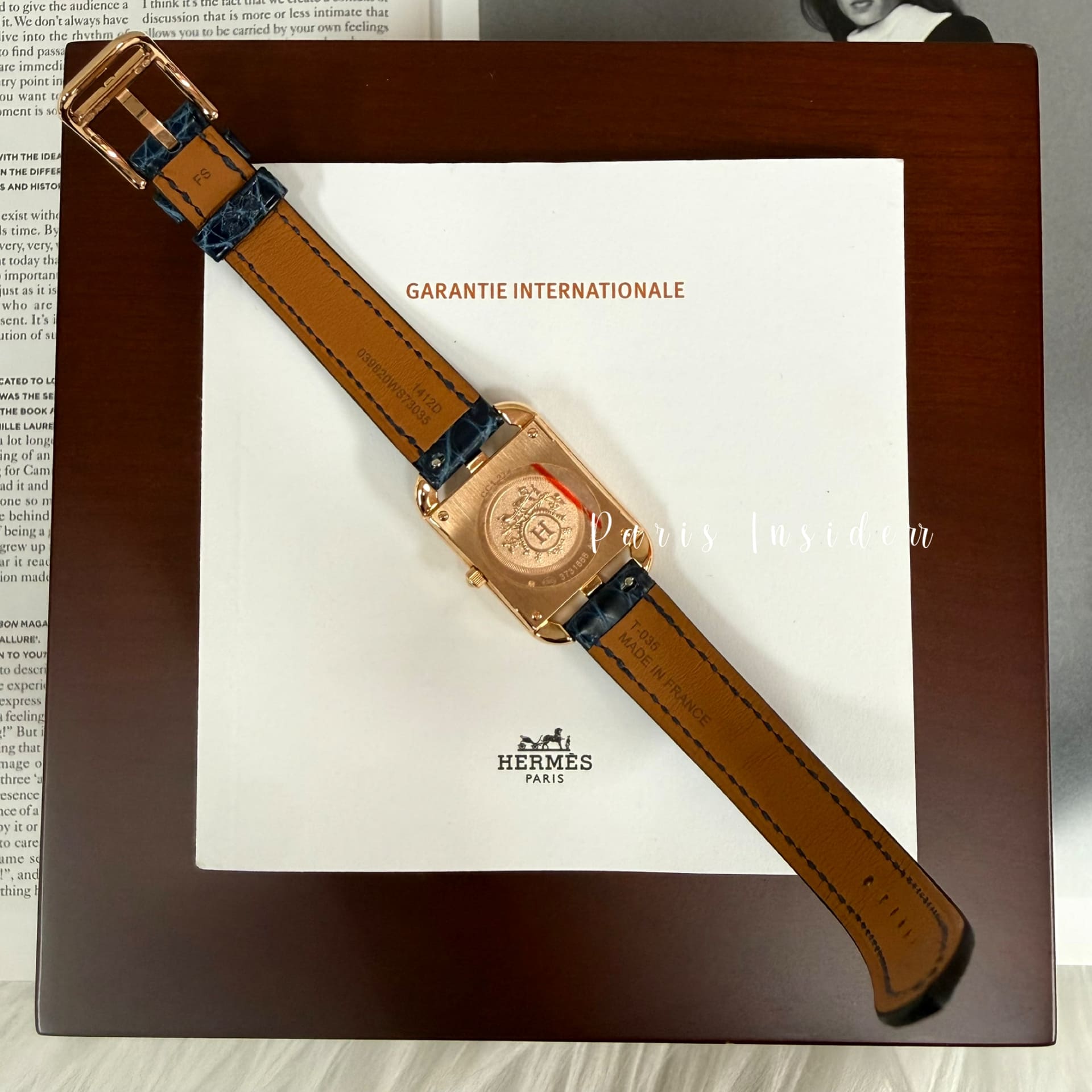 Hermes Cape Cod watch 31mm - Bleu Saphir (藍寶石色) - Image 4
