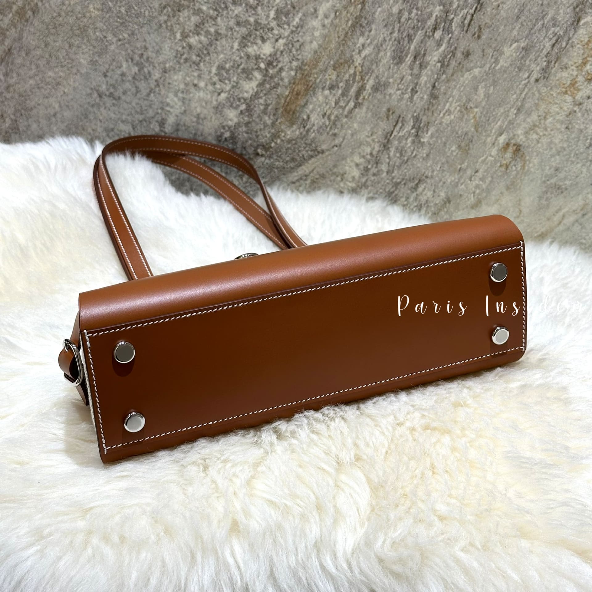 Hermes Tablier Sellier Bag - 06 Gold (金棕) - Image 4