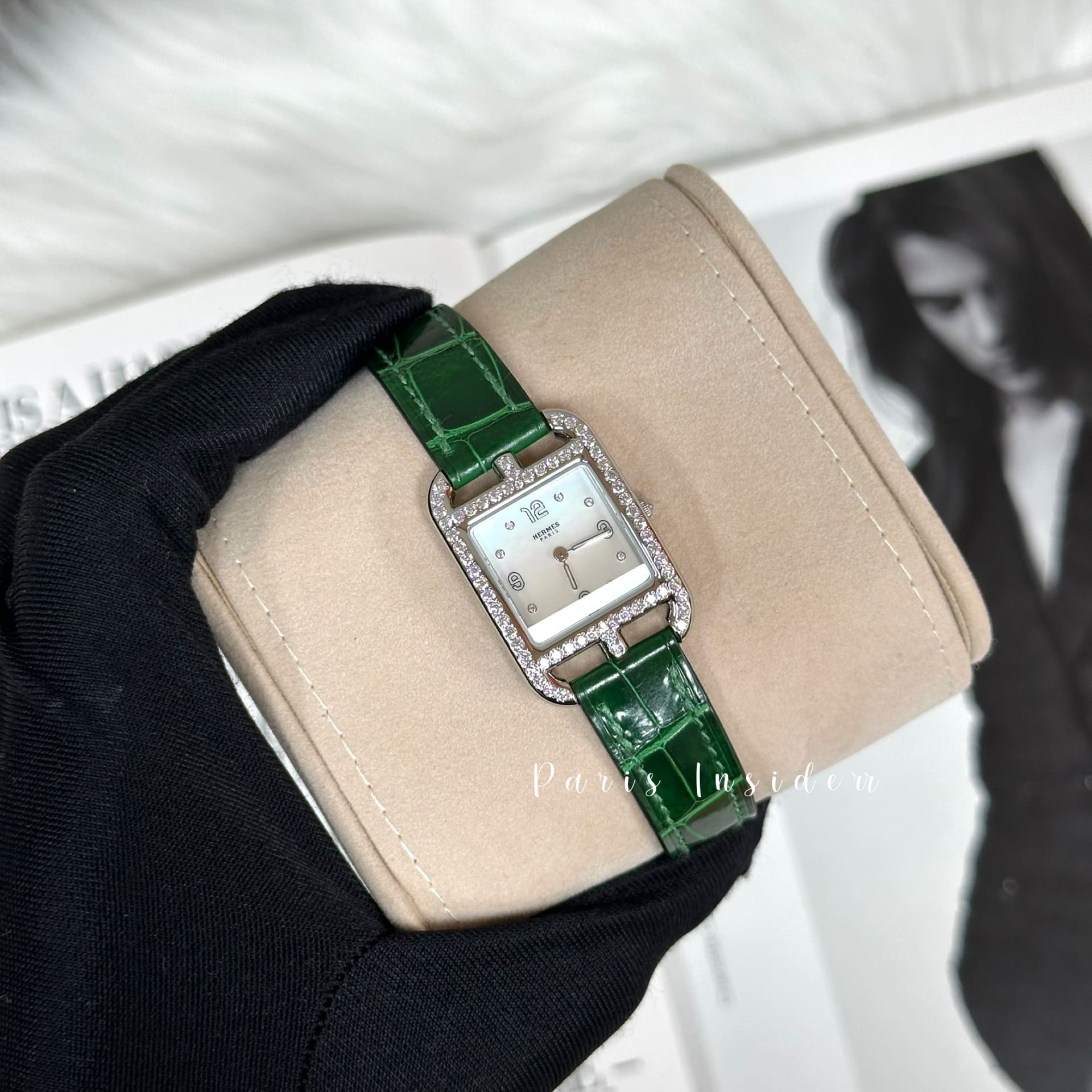 Hermes Cape Cod watch 31mm - Vert Moyen (中綠色) - Image 3