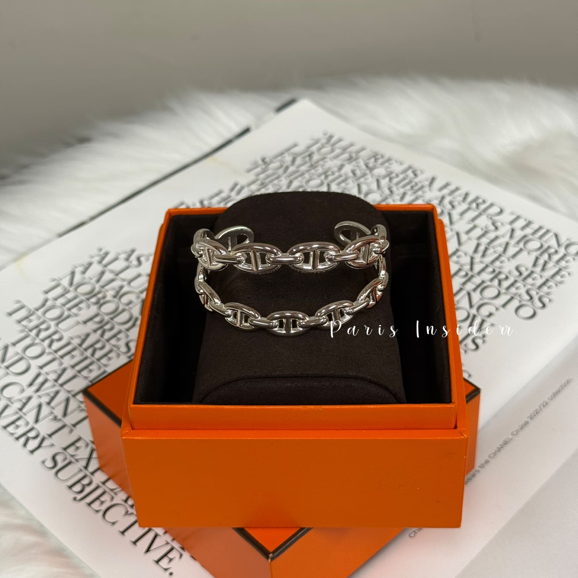 HERMES Chaine d'ancre Enchainee double bracelet - Image 2