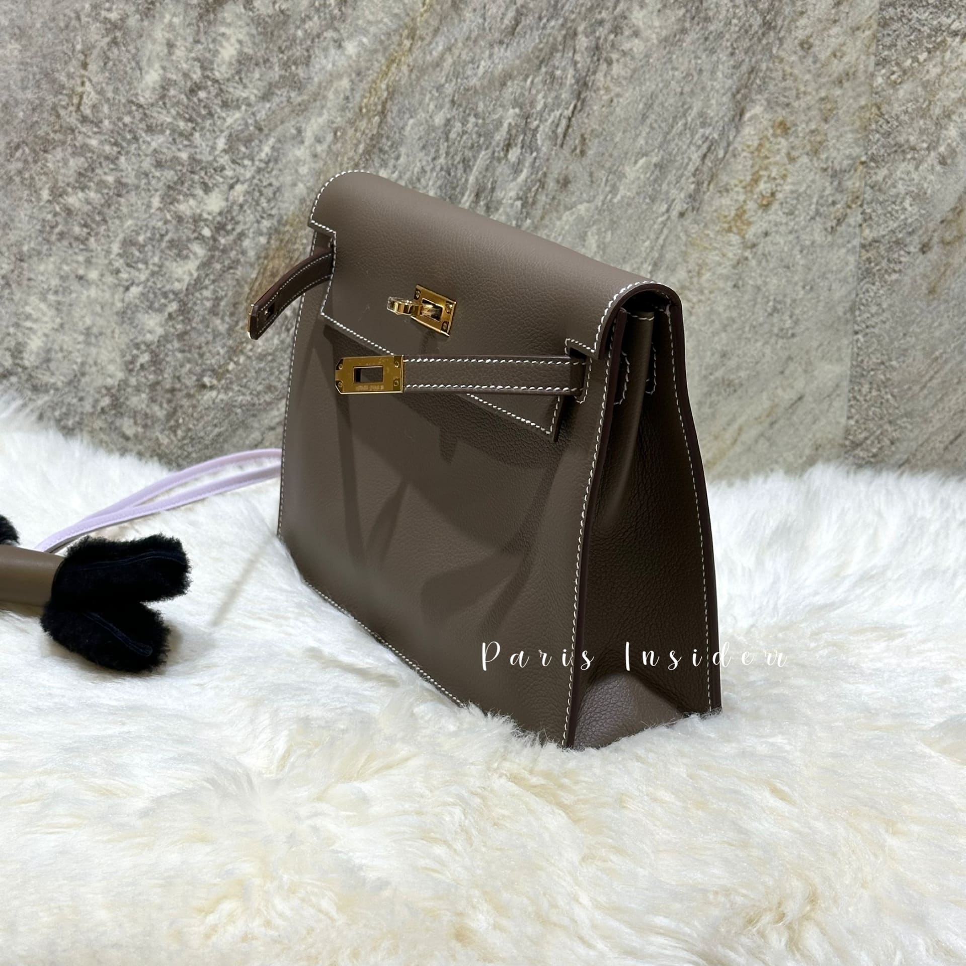 Hermes Kelly Danse - 18 Etoupe GHW (大象灰 金扣) - Image 2