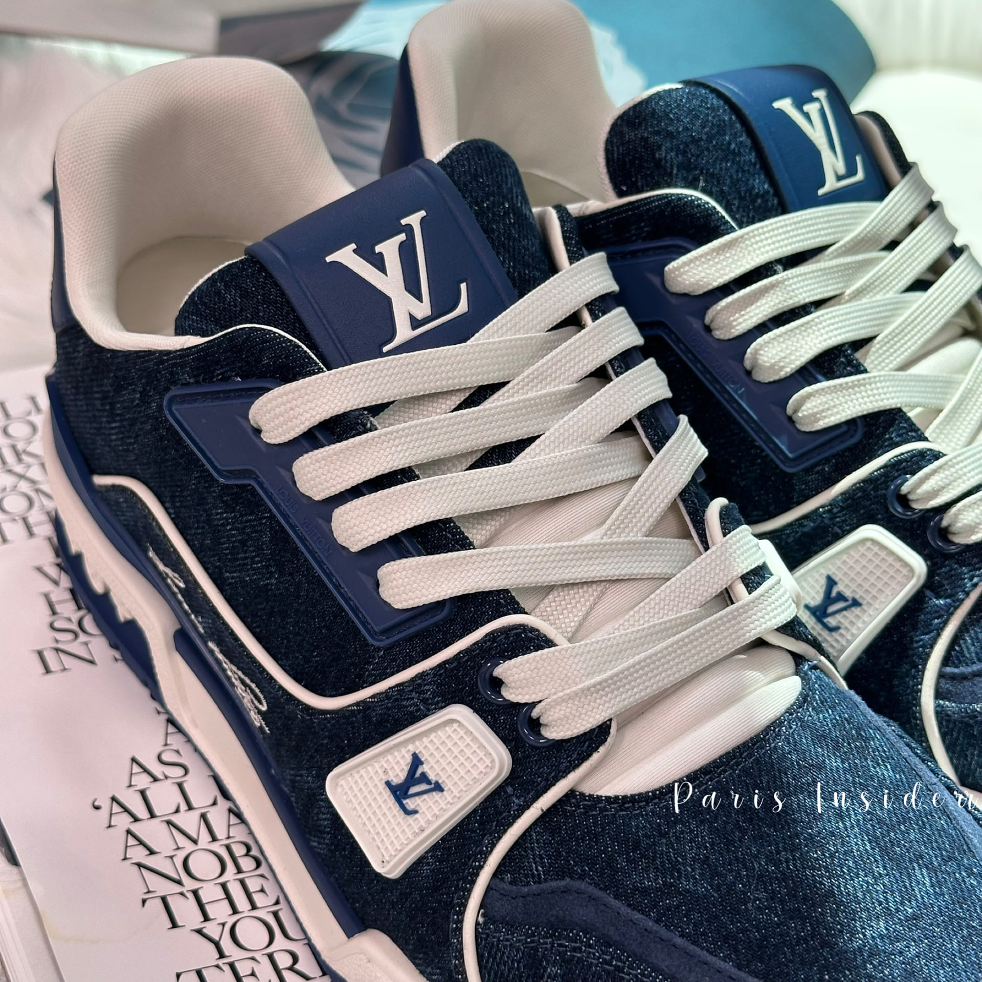 Louis Vuitton Trainer Sneaker - Bleu (藍色) - Image 4
