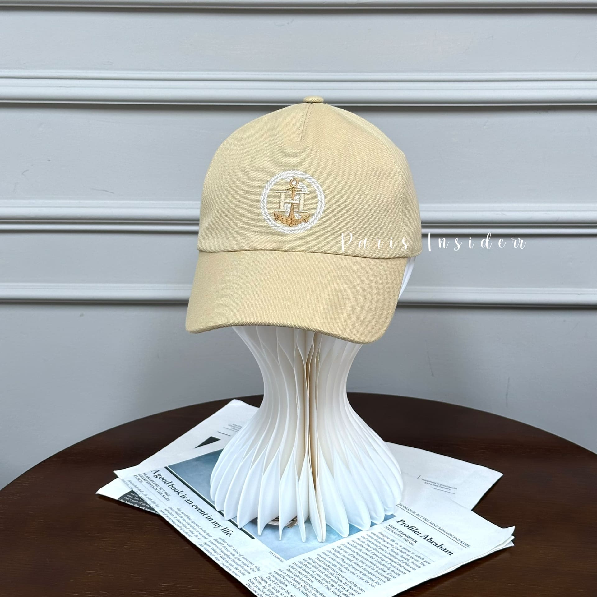 Hermes MaxH Ancre Cap - Beige Albâtre (卡其色)