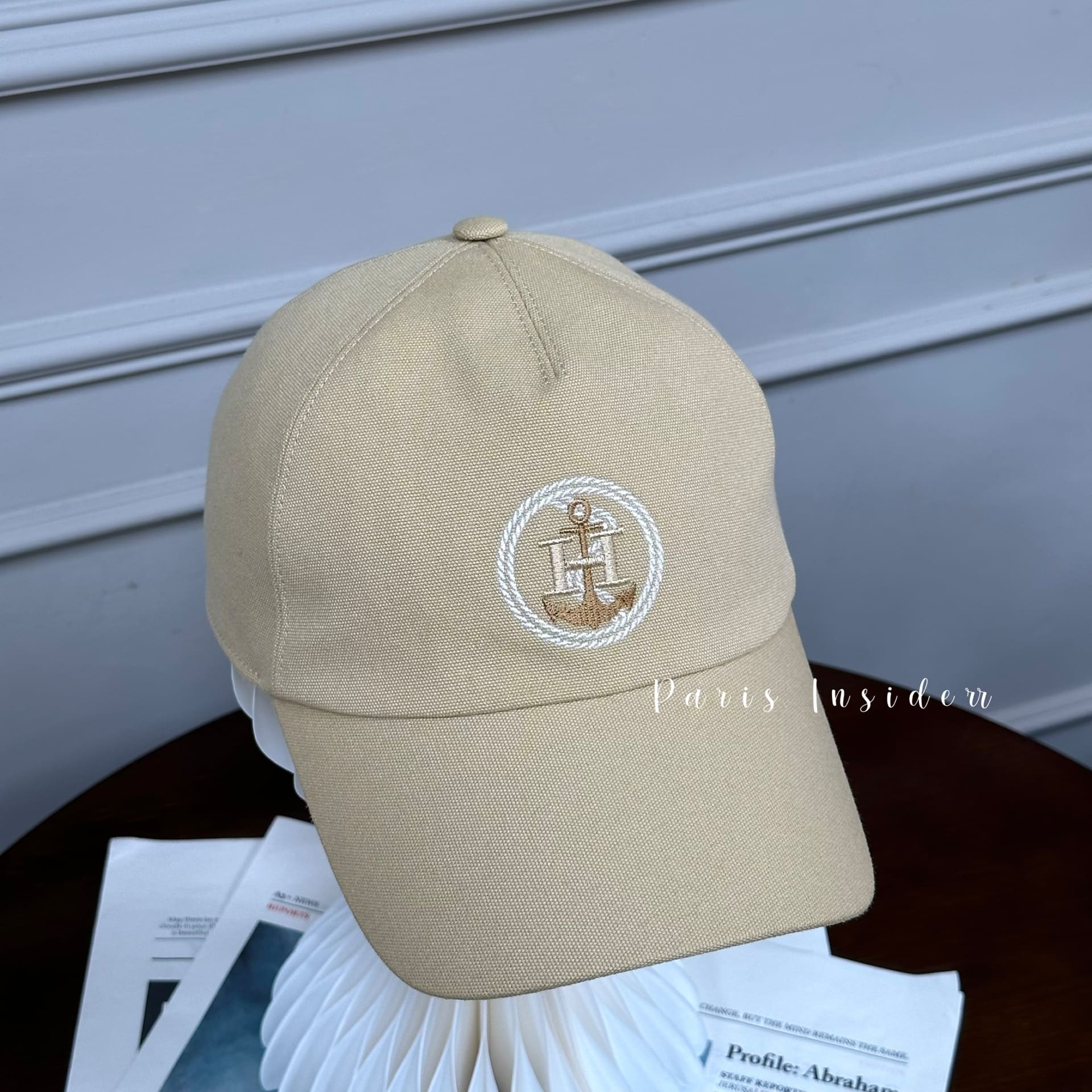 Hermes MaxH Ancre Cap - Beige Albâtre (卡其色) - Image 4