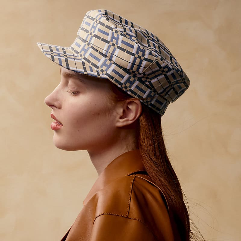 Hermes Deauville H Kilt Cap - Nuit - Image 5