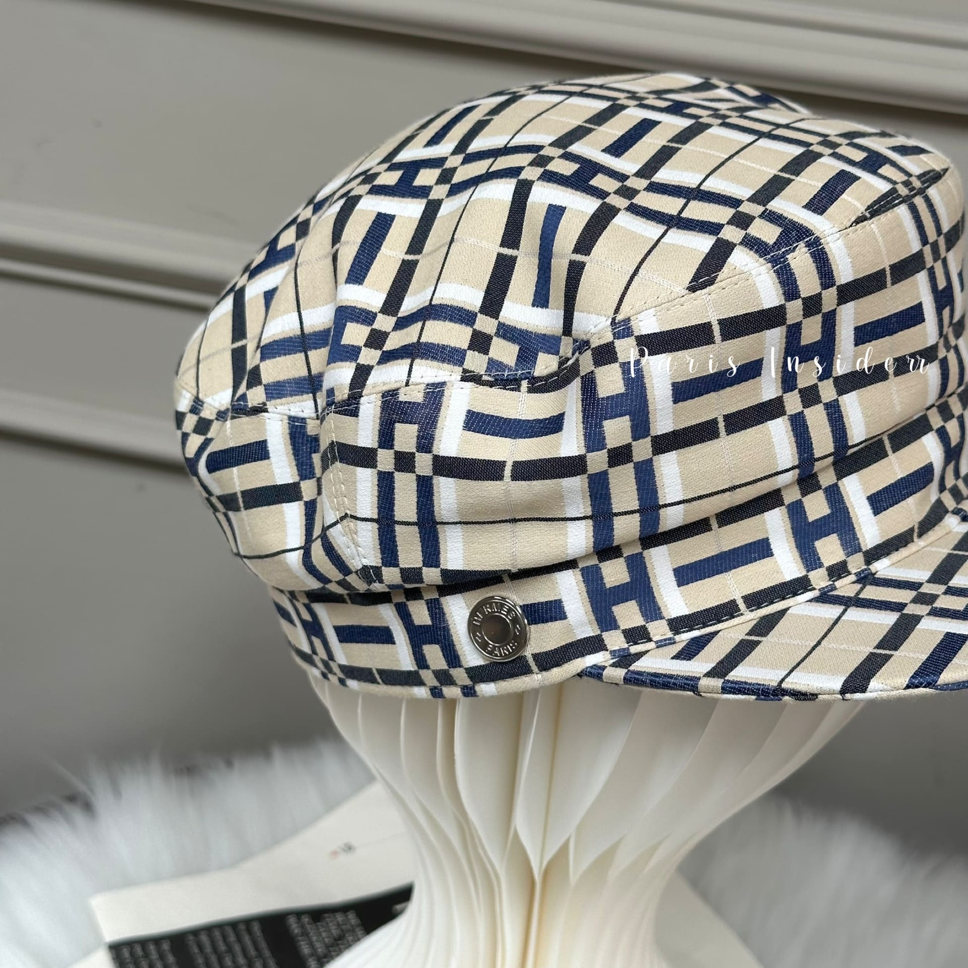 Hermes Deauville H Kilt Cap - Nuit - Image 3