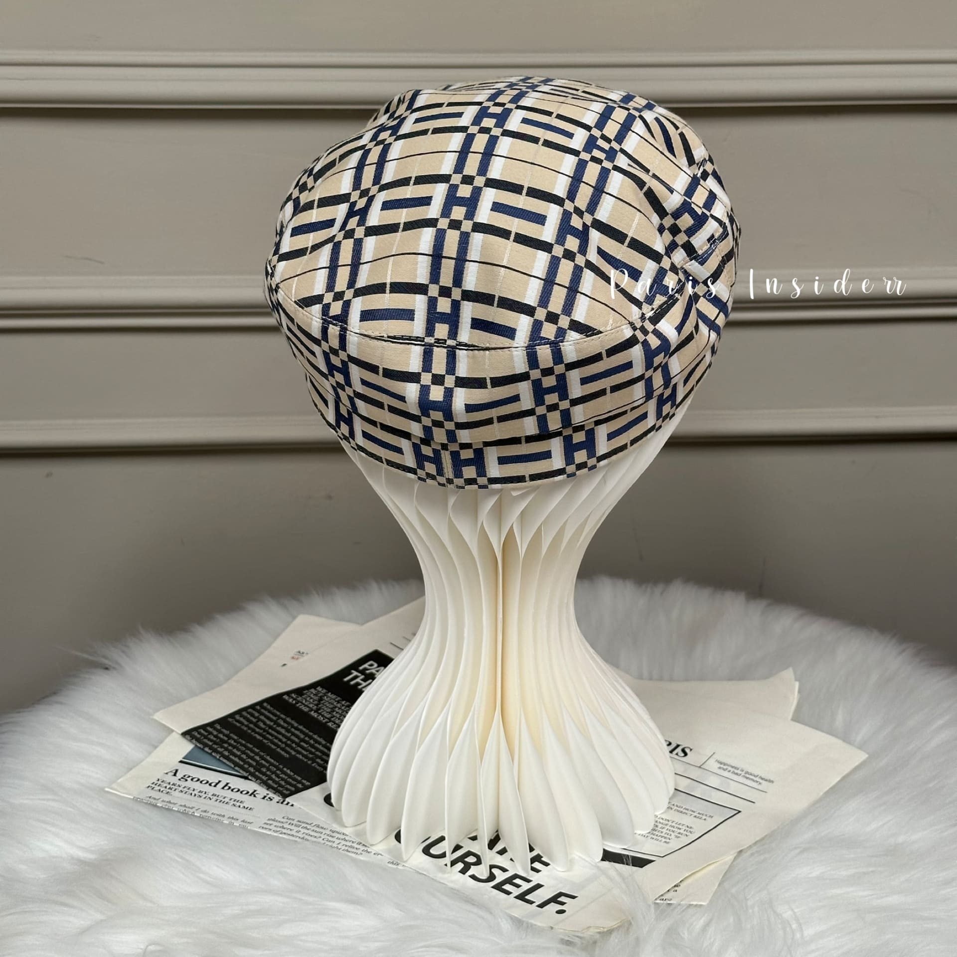 Hermes Deauville H Kilt Cap - Nuit - Image 4