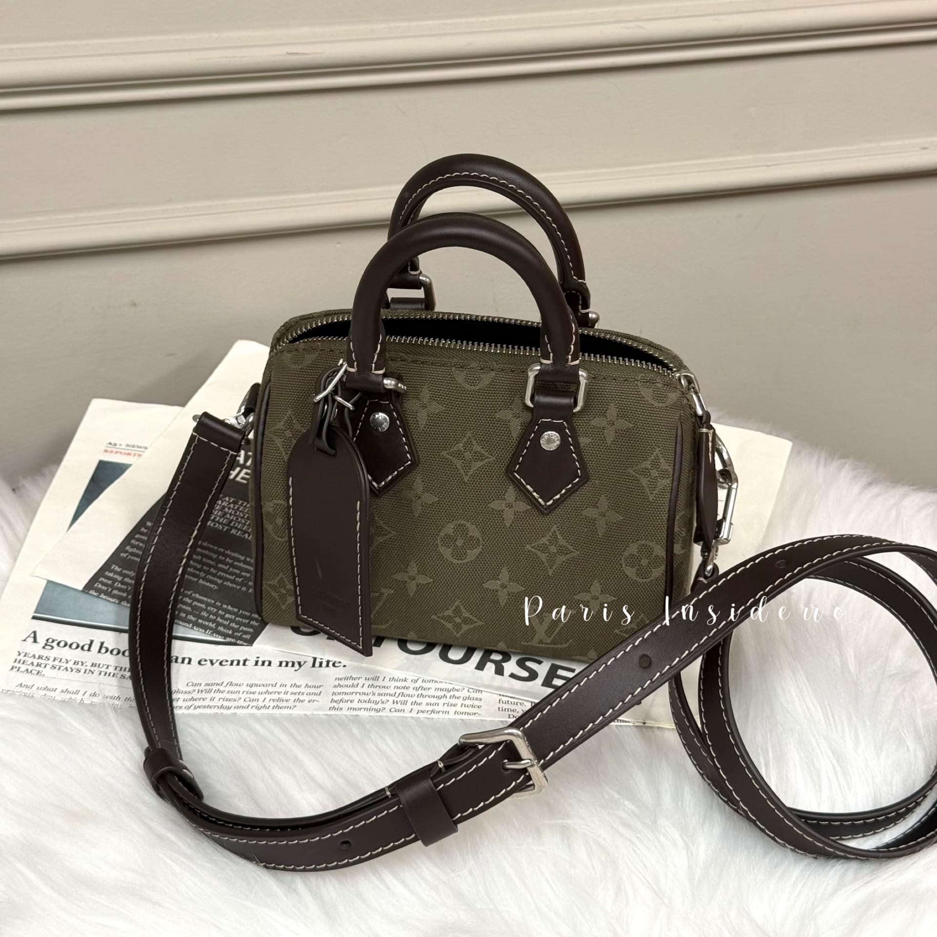 Louis Vuitton Speedy 18 Bandouliere - Khaki (綠色)